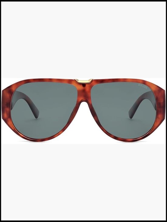 Polarized Oversized Aviator Sunglasses UV400 Protection Retro Vintage main image 5